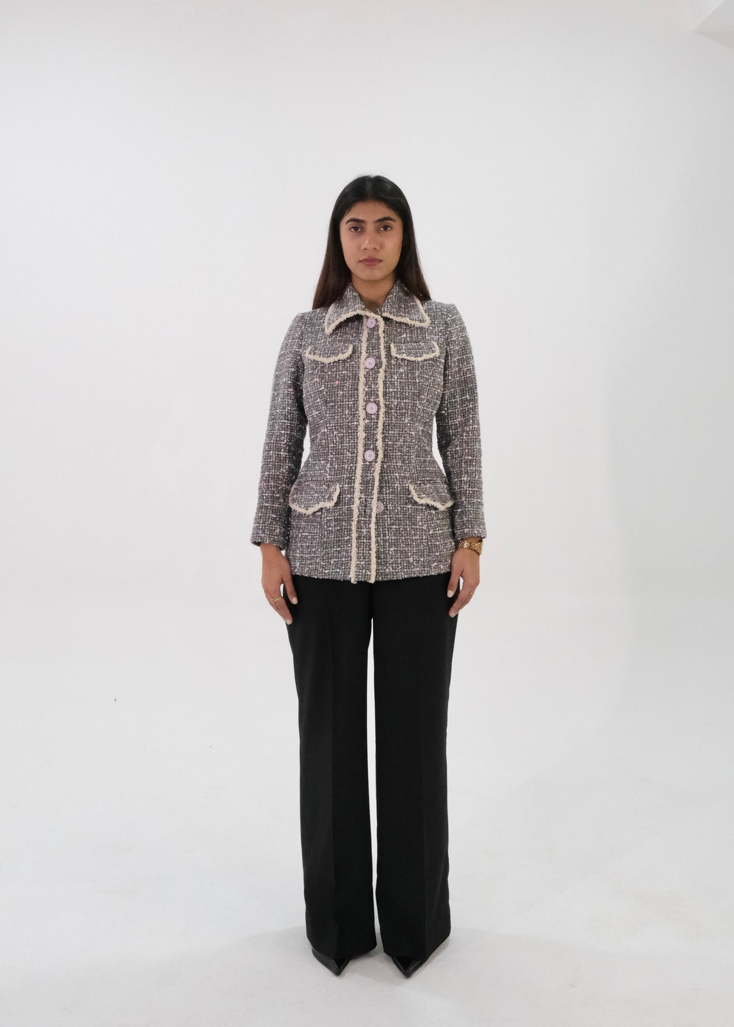 Amethyst Tweed Jacket