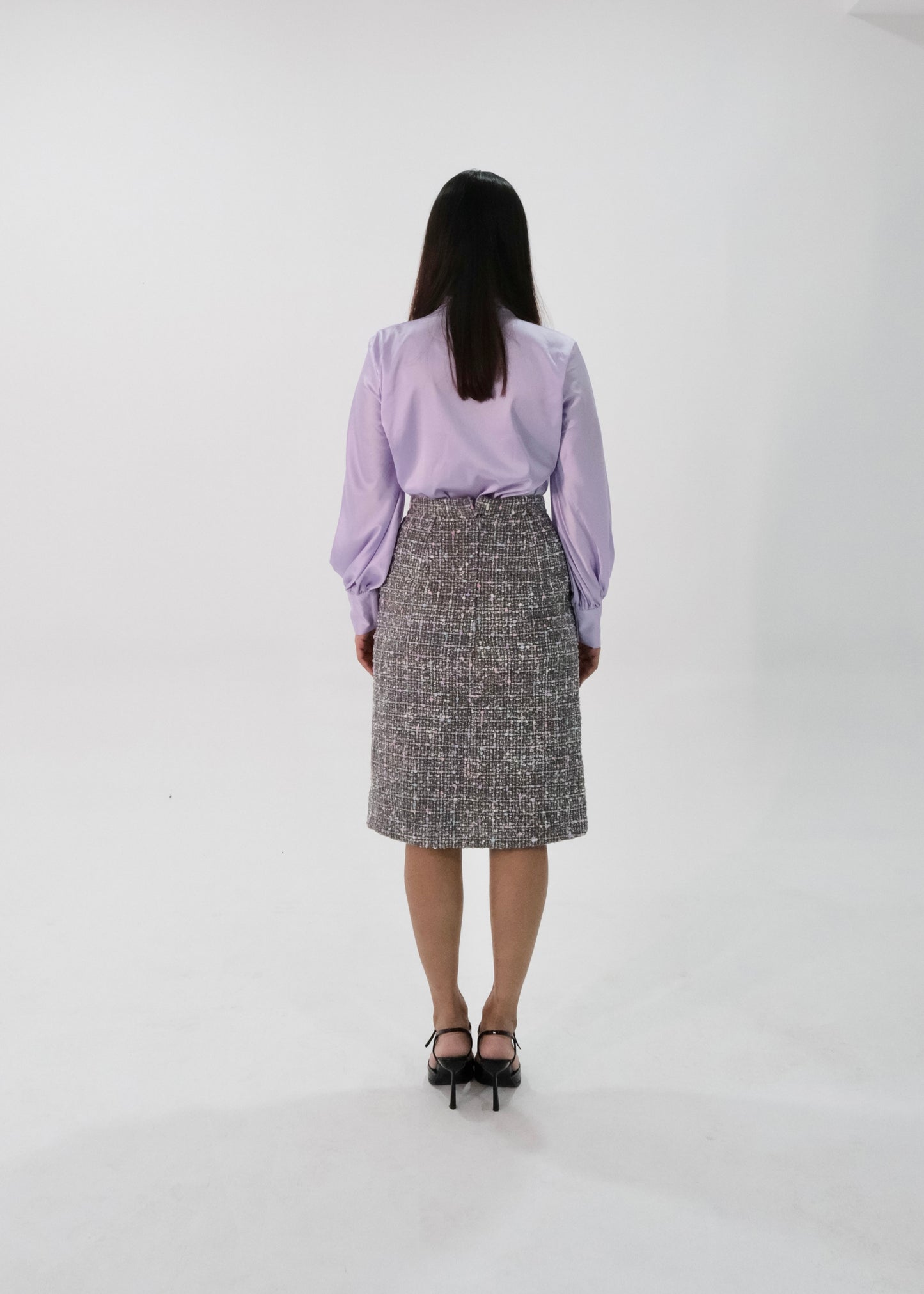 Amethyst Tweed Skirt